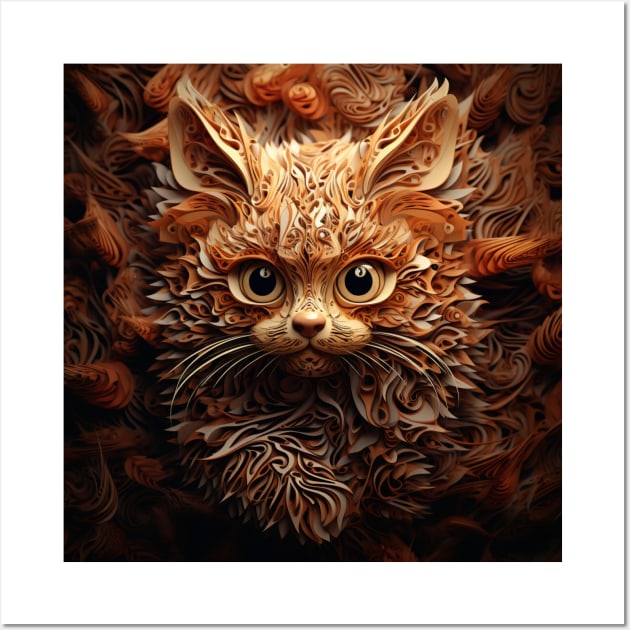 Mystic cat art Wall Art by Love of animals